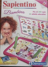 Clementoni 13526 sapientino bambina quiz usato