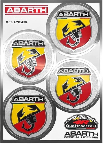 Adesivi serie pezzi abarth - adesivi, 4