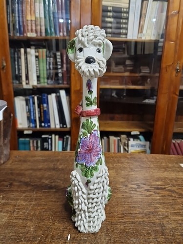 Statua ceramica cane italia - statua,