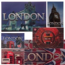 10 PEZZI Cartolina in 3D con