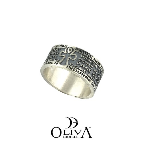 Anello unisex massiccio - in,