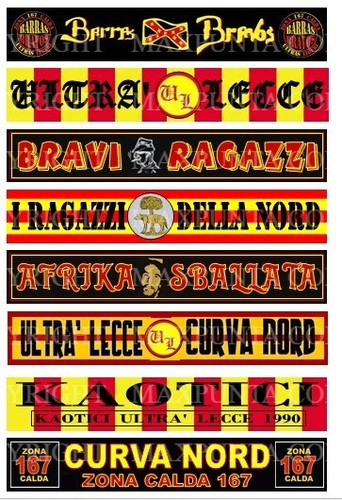 Lecce adesivi plastificati - 8,