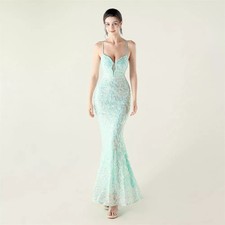 Abito Verde Acqua Luminoso Con