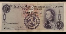 Banconota Isola di Man £1 One