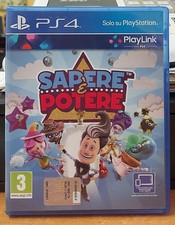 SAPERE E' POTERE PS4 EDIZIONE