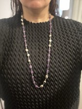 Collana perle ametista