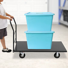 Carrello piattaforma 2000 libbre carrello industriale piatto carrello camion manuale pesante