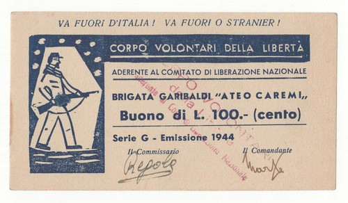 100 lire buono corpo - lire,