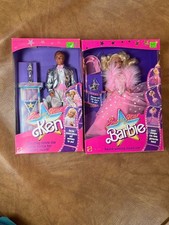Barbie Super Star 1988 Vintage Vincitrice del Cinema Star 1604 + Ken 1535 Mattel