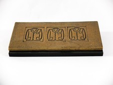 Tino Stefanoni  - GIACCHE - Multiplo in bronzo anni 80 Arser Edizioni