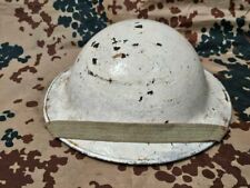 Elmetto Inglese MKIII bianco Israeliano sottogola 1942 GB ww2 (2M-'42 goo) (sp.s