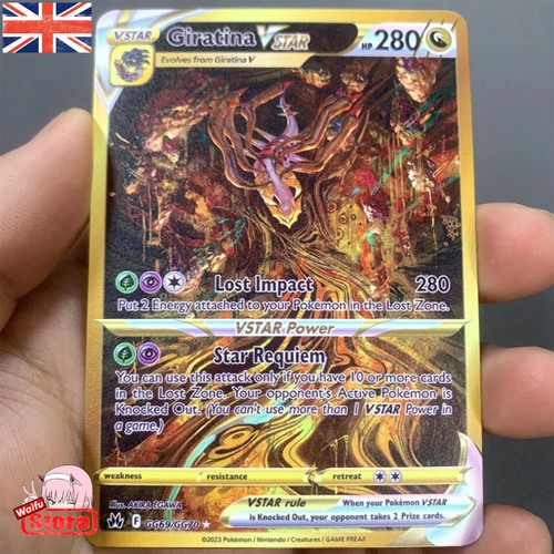 Pokemon card giratina vstar - card,