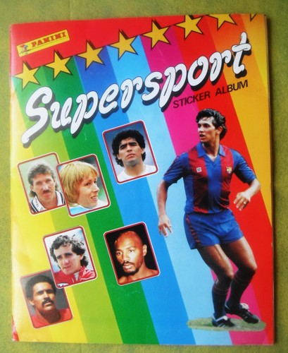 Panini supersport 1987 album - supersport,