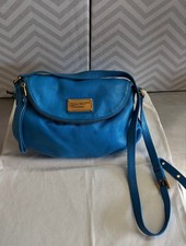 Marc by Marc Jacobs Blue Leather Classic Q Natasha Crossbody Bag Marc by Marc Ja