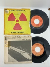 LOTTO 2x KRAFTWERK - Radio activity + Trans europe express 7" 45 giri Italy