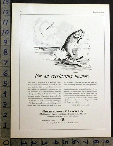 1932 abercrombie fitch pesca - 1932,