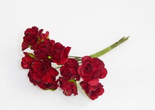 144 ROSELLINE 8 CM  ARTIFICIALI PER BOMBONIERE FAI DA TE 