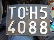 TARGA Ripetitrice AUTO  EPOCA VINTAGE provincia TO TORINO USO COLLEZIONISTICO 