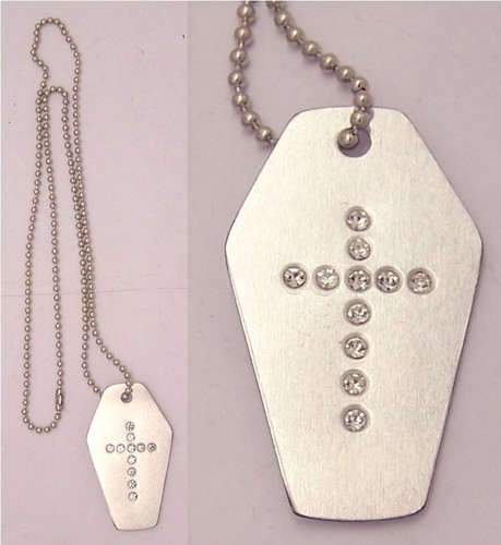 Collana ciondolo piastrina - collana,