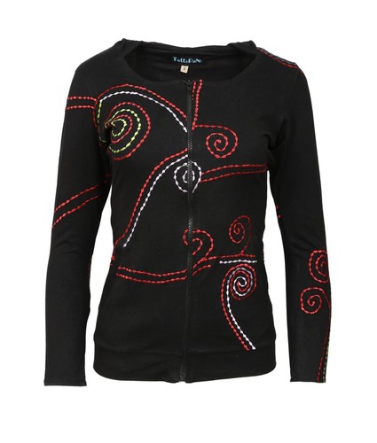 Tattopani giacca donna nera - donna,