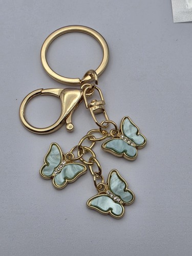 Porte clés papillon doré - papillon,