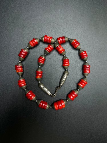 Collana perle corallo - perle, di