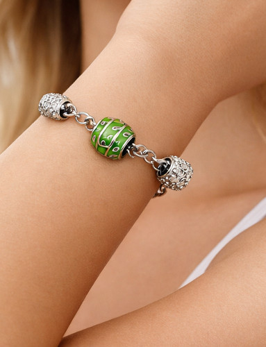 Bracciale bliss argento bead - bracciale,