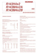 OPUSCOLO CAMION SCANIA –Scania R143H - 1990