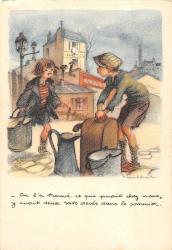 Cpa illustrateur poulbot ce - cpa,
