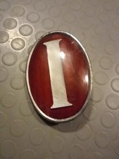 ITALIA LOGO EMBLEMA FREGIO STEMMA BADGE EPOCA ANNI '50 '60 ACCESSORIO VESPA AUTO