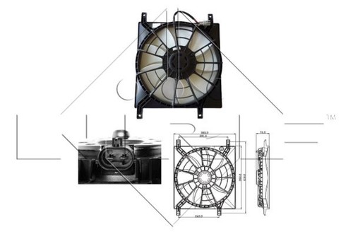 Ventola raffreddamento motore