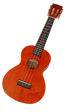 Mahalo Ukulele Concert Orange Sunset Custodia Legno Island Concerto Arancione