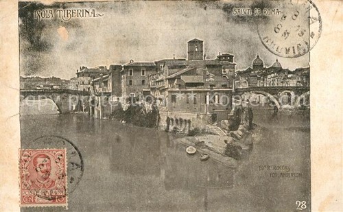Roma isola tiberina - roma,