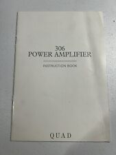 Amplificatore di Potenza Quad 306 Libretto Istruzioni Originale Vintage