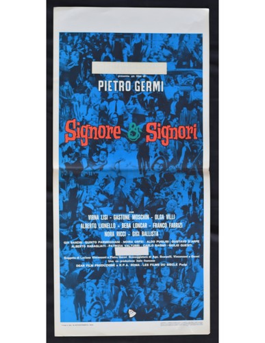 Locandina signore signori - locandina, e