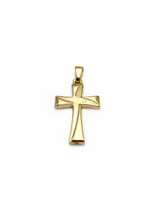 Ciondolo Croce Argento 925 Oro