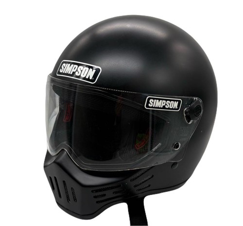 Casco integrale simpson - casco, nero