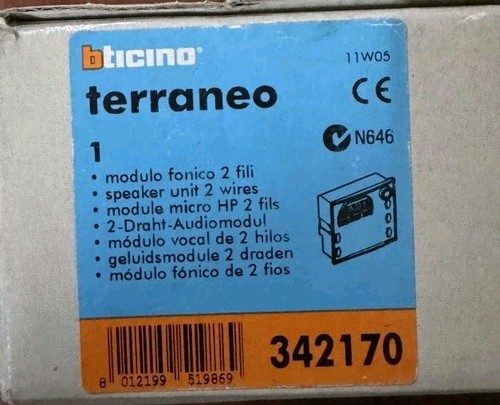 Bticino terraneo 342170 modulo - bticino,