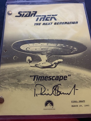 Script firmato patrick stewart - script,