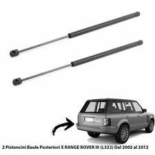 2 MOLLE  A GAS PISTONI PISTONCINI PORTELLONE BAGAGLI X RANGE ROVER III (L322)