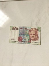Banconota Mille 1000 Lire