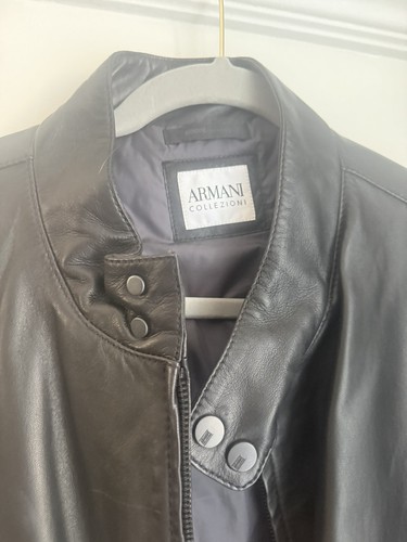 Armani collezioni giacca pelle - collezioni,