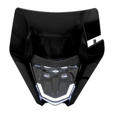 Mascherina faro led nero - mascherina,
