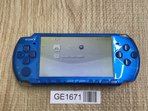 Console psp 3000 blu - console,