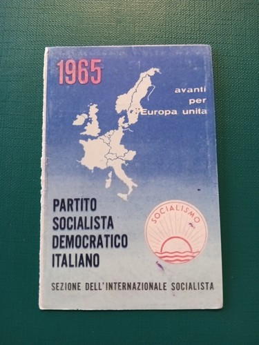 Tessera partito socialista - partito,