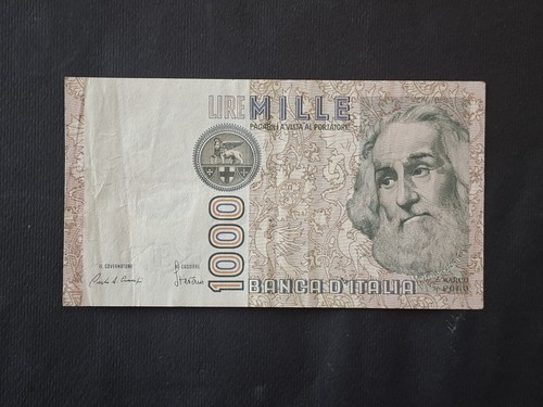 Banconota 1000 lire marco - da,