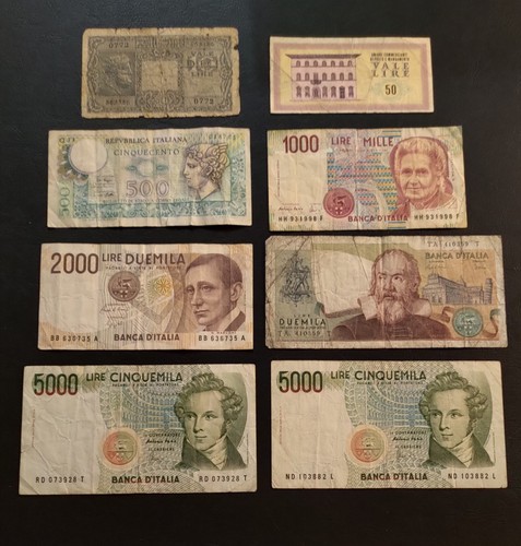 Lotto cartamoneta della - di,