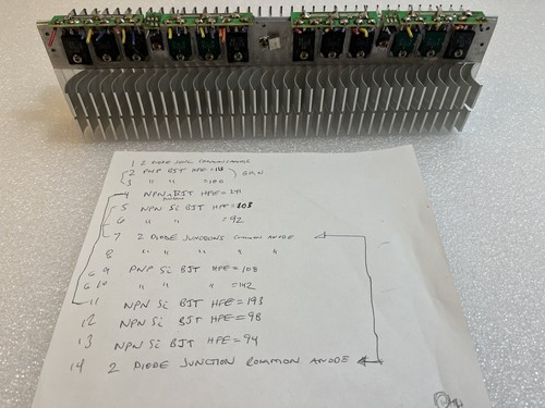 Set transistor uscita nad - transistor, di