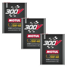 Motul 300V Competition 5W40 Olio Motore 100% Sintetico Racing 6 Litri Auto Pista
