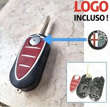 Telecomando Ricambio CHIAVE 3 Tasti in gomma e LOGO Alfa Romeo Mito Giulietta